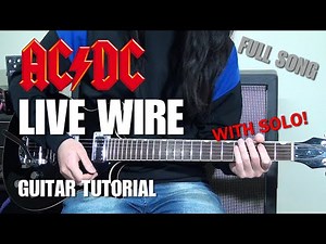 Guitar Tutorial | Live Wire | AC/DC | Full Song With Tabs | Solo Included
