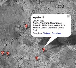 Google's zoomable Moon-explorer