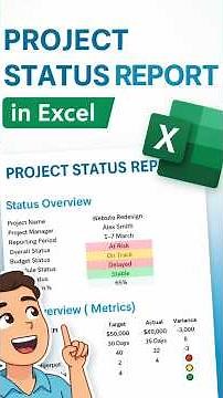 Project Template in Excel #shorts #shortsforgoals