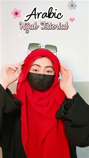 ✨ Arabic Hijab Tutorial ❤️ Simple, Elegant & Easy to Follow! #hijab #trending #shortviral