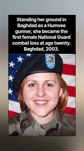 🚨 First Female National Guard Combat Loss #militaryhistory #fallenhero