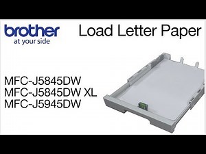 How to load ledger paper into the Brother MFC-J5845DW