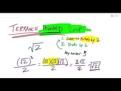 Terrence Howard's "Square Root of 2 is a Loop" is Not that Impressive