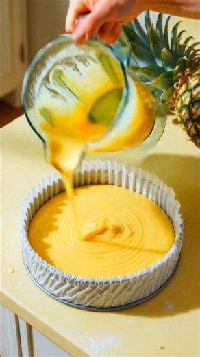 The 3-Ingredient Tropical Cake taking over my kitchen! 🌴🍰