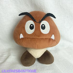6" Super Mario Goomba Soft Toy Plushie Mushroom - Etsy Canada