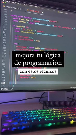 midudev • Miguel Ángel Durán on Instagram: "¡Estos recursos gratuitos te permiten mejorar tu lógica de programación! JavaScript, Python, PHP, Java y más. Practica en diferentes lenguajes. Es fundamental practicar tus conocimientos como programador... ¡Y la lógica es clave para crear desarrollos más rápidos y eficientes! Si te gustan estos recursos, compártelo y deja un ❤️. #programacion #programador #javascript #python #software"