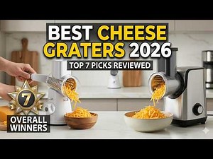 Top 7 Best Cheese Graters 2026 – Rotary & Electric Cheese Grater with Handle Tested