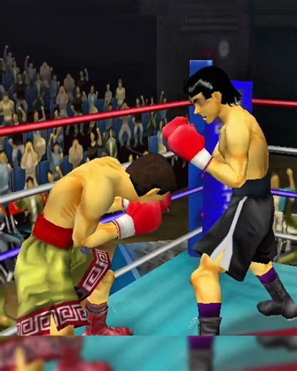 Imae Gets a Black Eye and Dropped by Aoki’s Power Punch! 👊 #hajimenoippo #shorts #boxinggame