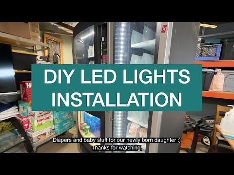 Vending Machine LED Lights Installation