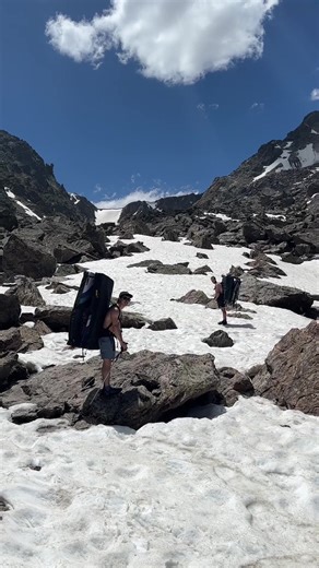 Alpine Bouldering Adventure Near Rocky Mountain National Park