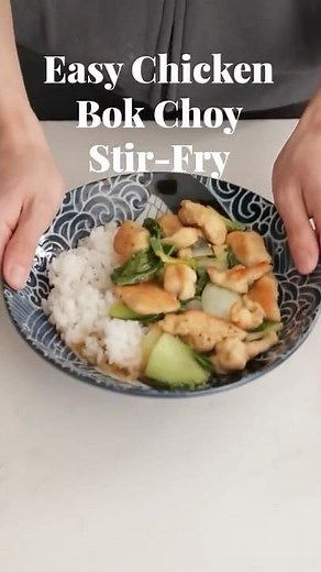 Chicken Bok Choy Stir-Fry | Easy College Meals #recipe #chickenrecipe #weeknightdinners