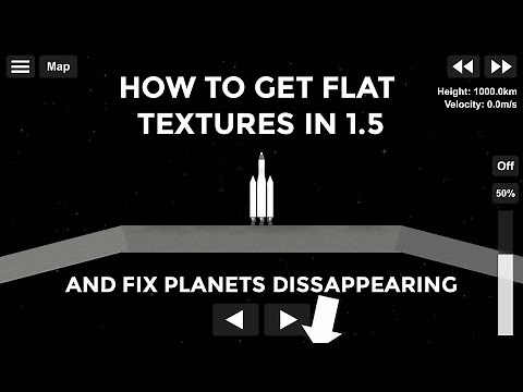 Custom Solar Systems Fix and how to get Flat Textures in Spaceflight Simulator ( SFS ) 1.5