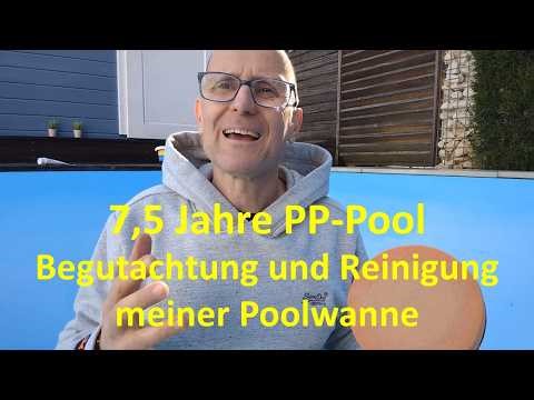 7,5 Jahre PP-Pool - Begutachtung und Reinigung meiner Poolwanne #Poolpflege #Poolwasser #Albixon