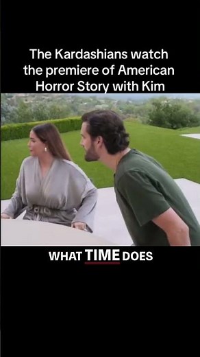 “Starring Kim Kardashian!” — Kardashians Watch Premiere of American Horror Story with Kim
