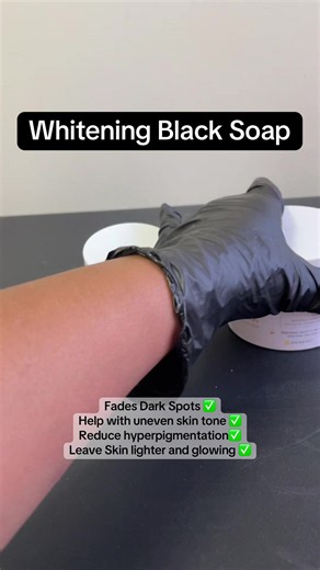 Whitening Black Soap for Dark Spots and Hyperpigmentation