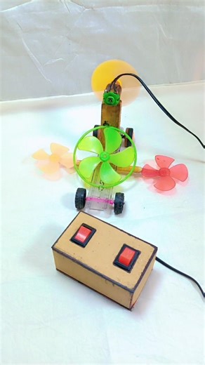RC fan car | How To Make Remote Control With RC Fan Car #school #rc #automobile #viral #trending