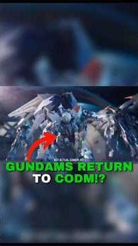 GUNDAMS RETURN TO CODM!? | CODM #codm #shorts