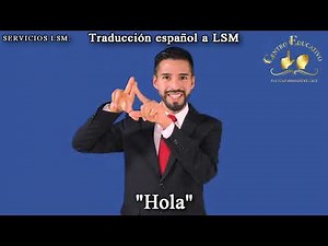HOLA 3 señas || ¿Cómo se dice en Lengua de Señas Mexicana LSM?