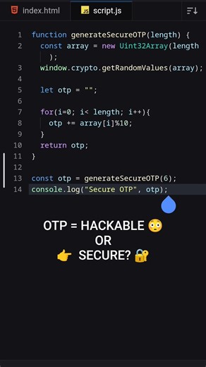 How Real Apps Generate OTP 🔐