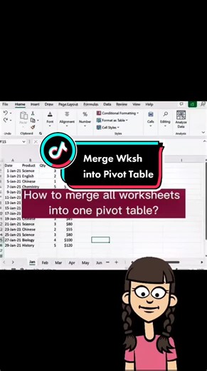 Did you know you can Merge various worksheets into 1 Main Pivoto table? This is one of unique Excel tips and tricks. Like and share. #likeandshare #whattowatch #learningisfun #exceltips #exceltrips #fypシ #fyp #likeandshare #hello2022