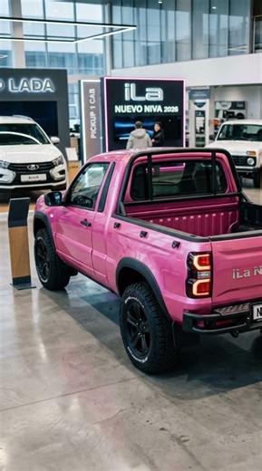 🚗💖 iLa Nuevo Lada Niva Pickup 2026 Pickup Rosa 2026 😍🔥 ¡La Camioneta Rusa Más Sorprendente del Año!