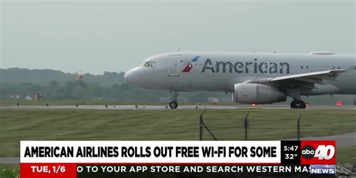 American Airlines rolling out free Wi-Fi for some travelers