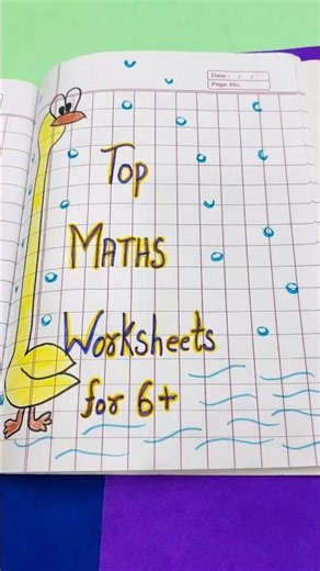 Top Maths Worksheets for Kids (6+ ) | Easy & Fun Learning 📚✨