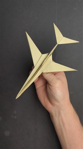 Flying Paper Plane DIY 🛩️ #origami #diy
