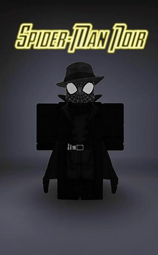 Spiderman Noir Roblox Avatar: Unleash Your Style!