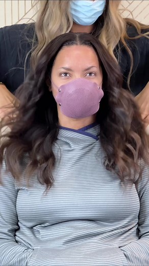 This is my Trendy (Sew in Leave Out) Maintenance with beach waves✨ she is on month 2. Hair provided by me.