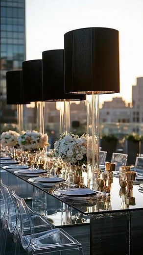 Wedding Decoration Ideas 🖤Elegant Reception Styling & Inspiration