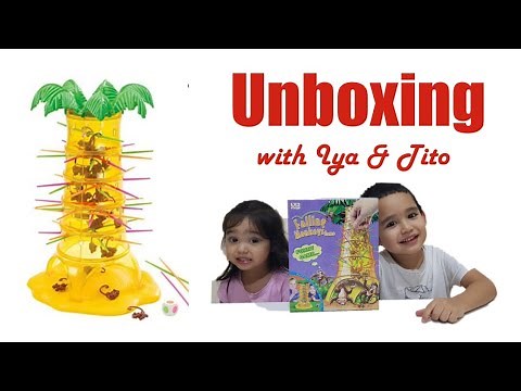 Unboxing Falling Monkeys || Mumoo Bear Falling Tumbling Monkey Board game Party game