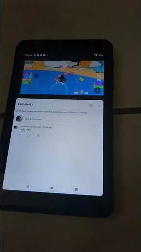 BLU M8L tablet from the government featuring one of ‪@MacHolzberg021‬ videos