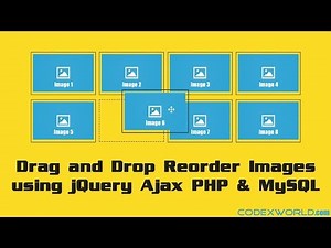 Drag and Drop Reorder Images using jQuery, Ajax, PHP & MySQL