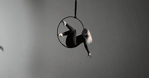 Enchanting Aerial Dance On Ring By Stock Footage Video (100% Royalty-free) 1106345533 | Shutterstock