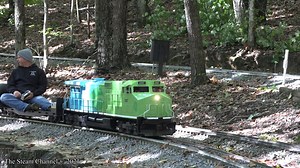 Trains roll down the mainline at the Eagle Point Railroad as they head out for operations on the line. | The Steam Channel