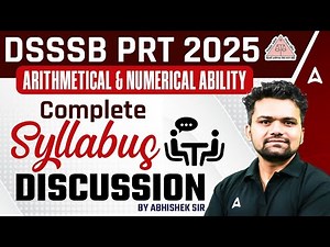 DSSSB PRT Vacancy 2025 | DSSSB Maths Syllabus | DSSSB PRT Maths Preparation | DSSSB PRT Classes