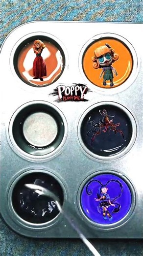 Color Mixing Magic/ Poppy playtime #satisfying #colormix #poppyplaytime