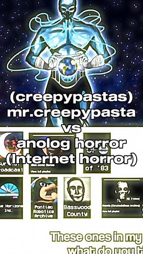 mr.creepypasta vs anolog horror #creepypasta