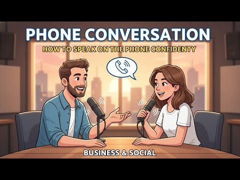 Phone Conversation | How to Speak on the Phone Confidently | Business & Social
