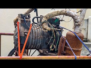 Extremely Skilled Restoration Skills // Restore Japan's Sanyo Semihermetic Piston Compressor