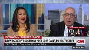 CNN’s Fredricka Whitfield talks to economic commentator Ben Stein about the state of the US economy and what changes may come from the passage of Biden’s infrastructure bill. | CNN