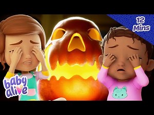 Pumpkin Carving Fun! | Halloween Videos for Kids | Kids Cartoons | Baby Videos | Baby Alive Official