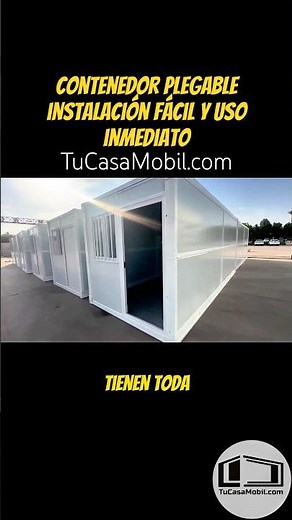 Contenedor modular plegable: instalación fácil y uso inmediato! #casaplegable #casachina #contenedor