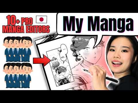 I got rejected by Japanese Manga PRO editors...