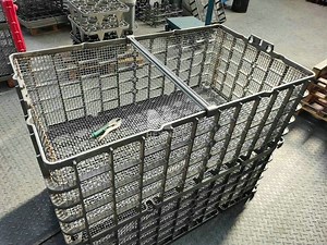 [Hot Item] Cast Basket with Mesh Wire by Precision Casting