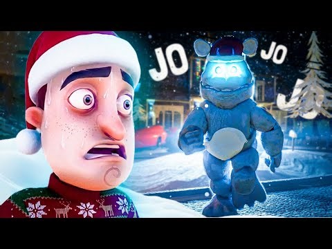 Freddy Frostbear is FASTER in Hello Neighbor 🥶 (Christmas Version)