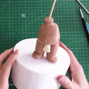 Baby Moana cake topper 💙 | Zoe's Fancy Cakes