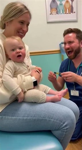 😂👶 Baby calls pediatrician a liar and steals the whole clinic #funny #shortsviral #cutebaby