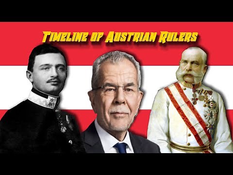 Timeline of the rulers of Austria